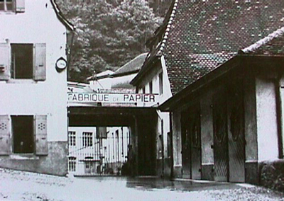 Entrée des fariques (photo prise en 1930)